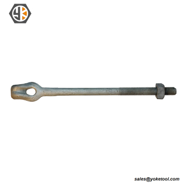 5/8'' Thimble Eye Bolt Drop Forged HDG IEEE C135.1 & CSA C83 SEC Compliant Poleline Fastener