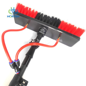 Kohlefaser -Teleskopfensterreinigungsstange mit Pinsel