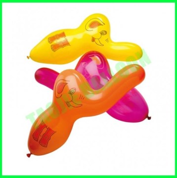 Elephant latex balloon,4.5 gram 90CM long animal shape balloon