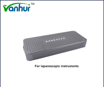 Contenedor de caja de esterilización para instrumentos laparoscópicos