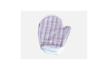 bath glove colored