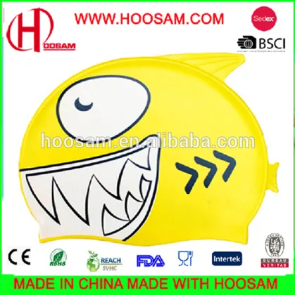 print waterproof swimming cap silicone