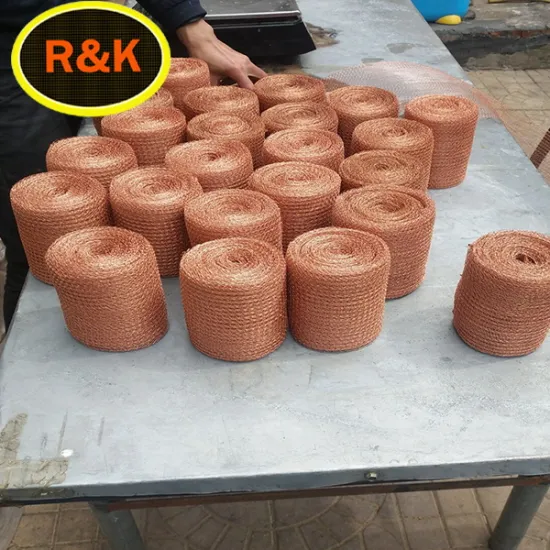 10cm width Copper wire mesh roll