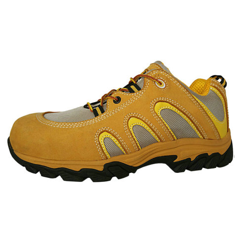 Low Ankle Leather MD Sole Safety Shoes