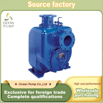 Self-priming solid conveying pump