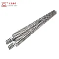 Mga Extruder Bimetallic Conical Twin Screw Barrel