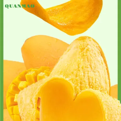 Sweet Dried Mango Slices for Snacking