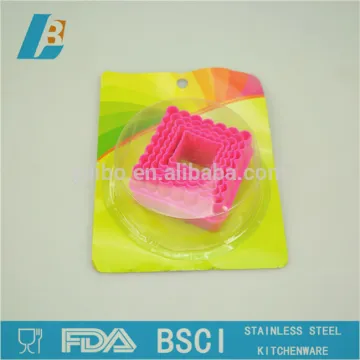 cute shape silicone cookie mould