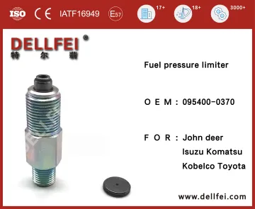Fuel Flow Limiter Valve 095400-0370 for John deer,Komatsu,Kobelco,Isuzu,Toyota