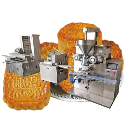 2023 New Moon Cake Production Line: Stuffed Pastry Filling Machine & Mooncake Mold