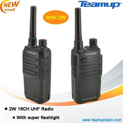 Newest! 2W small walkie talkie smart walkie talkie