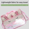 Cute pink cartoon large capacity mommy shoulder bag
