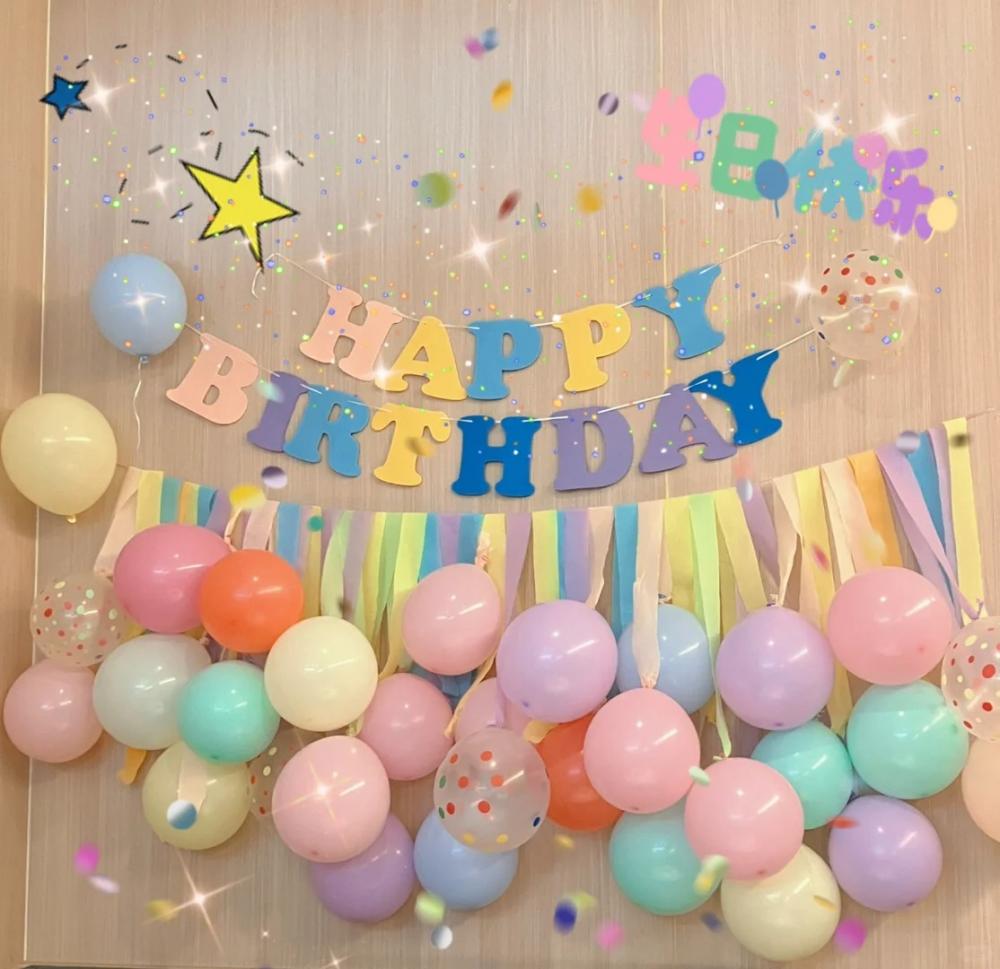 Colorful Balloons for Girl Birthday