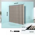 Home Decorative Wood Slat Panneaux muraux acoustiques