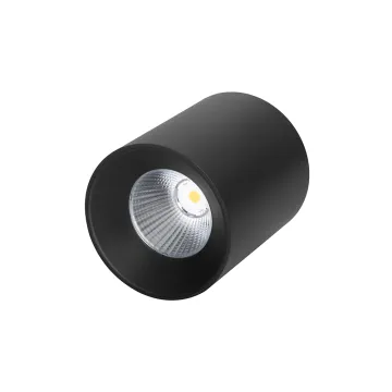 15W Matt Black/White Aluminium Housing Anti-Glare CRI90/97 COB LED Ceiling Downlight Surface Mounted for Indoor