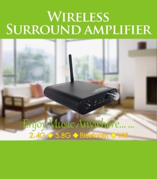 2.4GHz Hifi Stereo Digital Wireless Amplifier for 5.1 Home Theatre