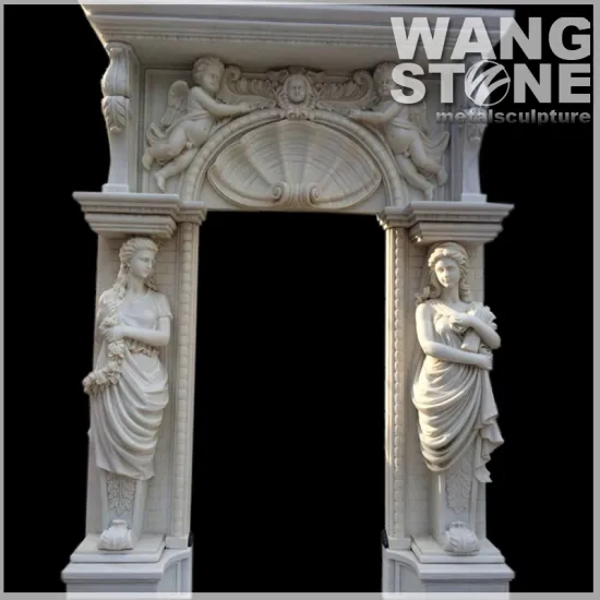 Indoor Decorative Marble Stone Fireplace Mantels
