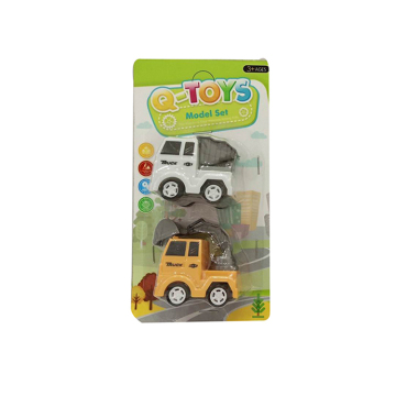 Chương trình khuyến mãi đặc biệt 2 múi: Bộ xe kéo với xe tải mini City và xe hơi đồ chơi cho trẻ mới biết đi