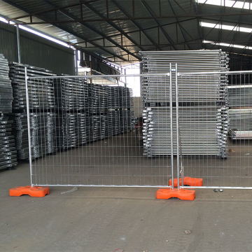 Round Tube Galvanized Construction Temporary Fence