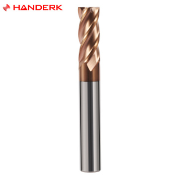 Professional Handerk Tungsten Cabide Square Nose End Mill Set: HRC55/65/75 for CNC Milling Applications