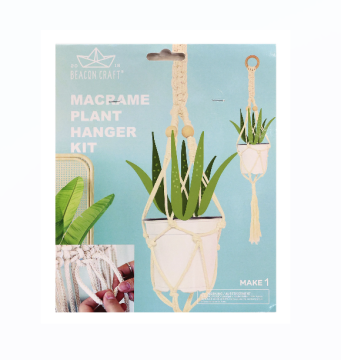 DIY Macrame Plant Hanger Kit: Create Your Own Indoor Garden Décor