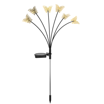 2024 Solar Garden Lights - Butterfly Lights for Lawn, Patio, Yard, Walkway - 1000mAh AA Battery, Up to 12 Hours Illumination