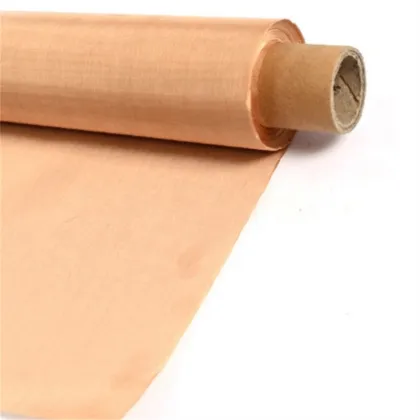 Copper Wire Mesh 150 Mesh Woven Cloth Metallic Fabric
