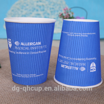 10oz 350ml Disposable Ripple Paper Cups/ Paper Coffee Cup