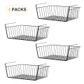 4 Pack Hanging Under Shelf Storage Organizer