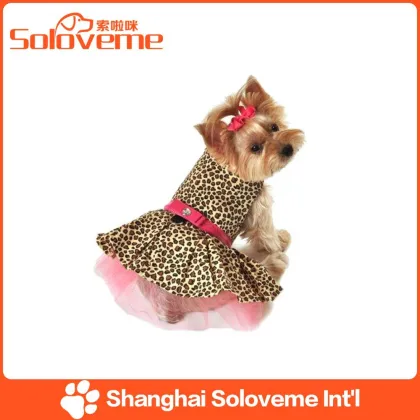 2015 Hot Sale little miss christmas dog dress