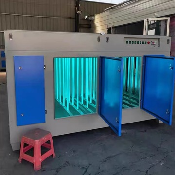 Compact VOC Removal Device Combining UV and Carbon