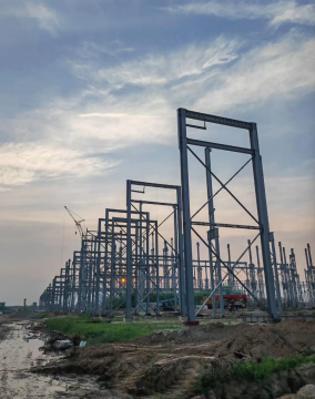 Industrial Prefabricated Steel Structure Warehouse Frame