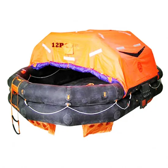 12-Person Throwing Inflatable Life Raft with Accessories