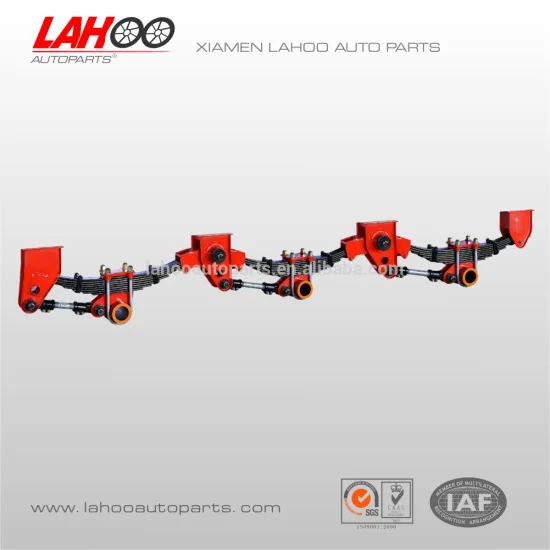 American trailer 3 axles mechanical suspension