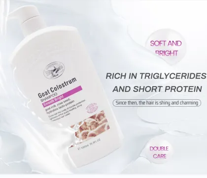 Big Size 100% Pure Organic Goat Milk Protein Shampoo 1000ml