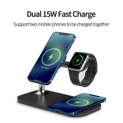 Multifuctional 3 in 1 Wireless Phone Charger