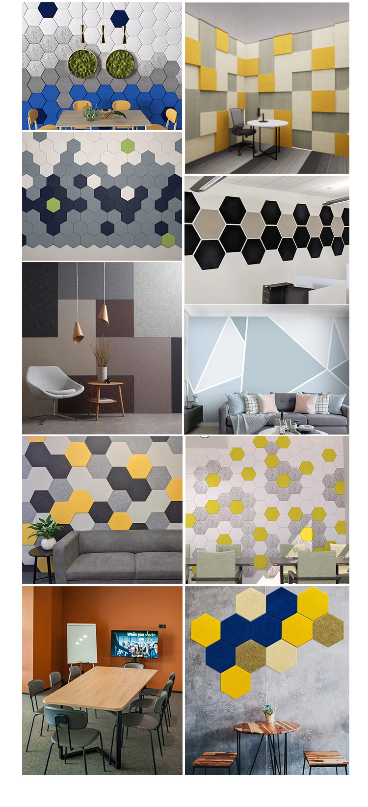 6Polyester fiber acoustic panel