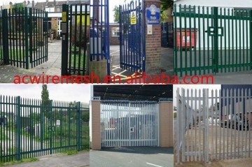 europe palisade style wire fence factory(ISO:9001) / galvanized wire fencing
