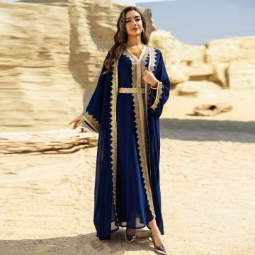 لباس ابای آستین پروانه ای جلابیا لاکچری رمضان
