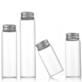 37mm Glass Food Storage Bottle with Aluminum Cap