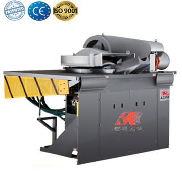 Medium frequency electric induction melting gold machine