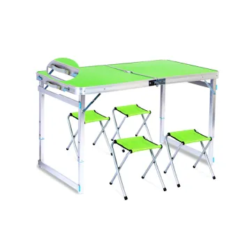 Wholesale Modern Mini Cast Aluminum Folding Dining Table for Home, Office, Living Room, Park, and Supermarket Use
