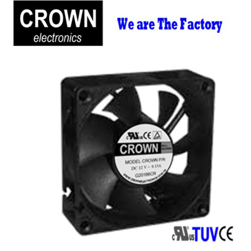 Crown 12V 24V 7025 Ventilador DC de flujo axial