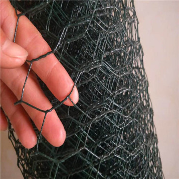 Hexagonal galvanized iron wire woven mesh