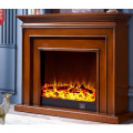 Hotel Remote Mantel Mantle Wood Fireplace