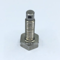 CNC machining chuma cha hex screw fittings