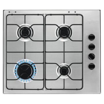 Eingebauter Hob Smeg 60cm Edelstahl