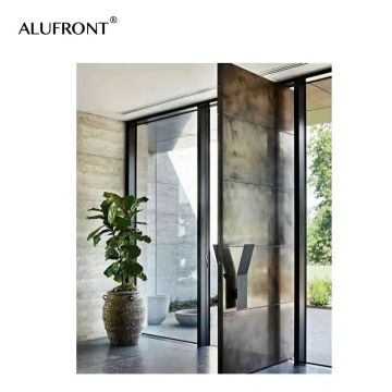ALUFRONT Sound Resistant Waterproof Customized Aluminum-Wood Casement Door