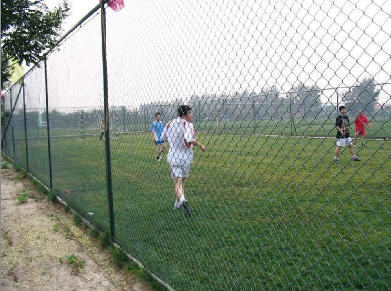 Used chain link fence Used for basketball court