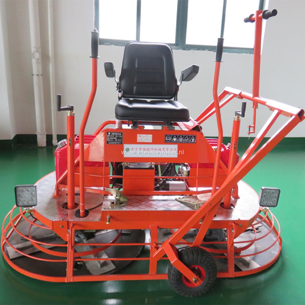 Ride-On Driver Power Trowel Concrete Finishing Machine